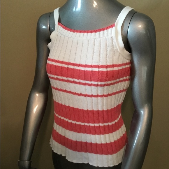 Vintage Rampage striped sweater tank top - Picture 3 of 7